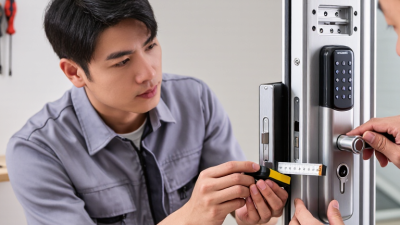 China Best How to Install a Smart Lock on Aluminum Doors