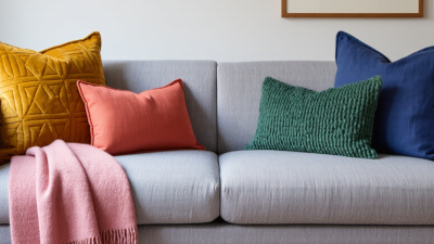 How to Style a Grey Sofa with Colorful Pillows?