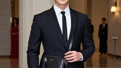 ¿Cómo llevar un bolso cruzado de hombre en eventos formales?