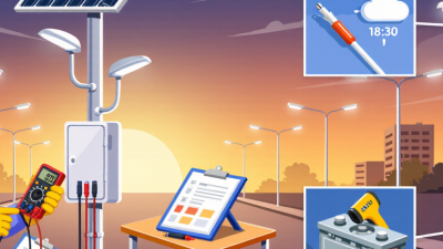 Como testar painéis solares em postes solares integrados 2026?