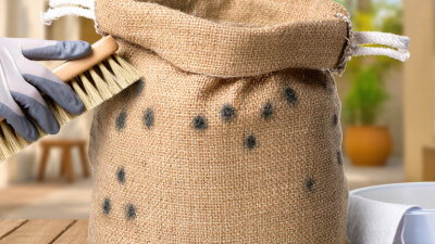 How to Clean Mold Off Jute Burlap Bags Safely
