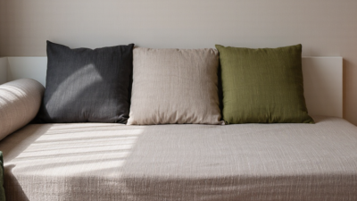 Why Style a Dorm Bed to Look Like a Couch?