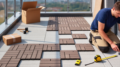 How to Install WPC Interlocking Tiles on an Uneven Balcony