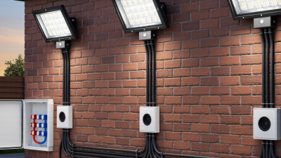 How to Wire Multiple Outdoor Flood Lights in Series?