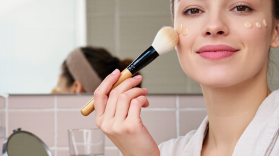 ¿Cómo usar correctamente una brocha de maquillaje doble?