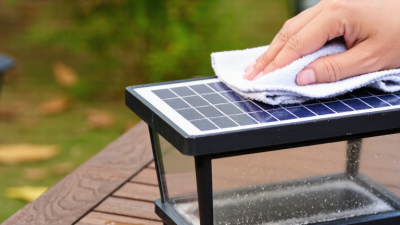 How to Clean Solar Panels on Outdoor Lights Efficiently?