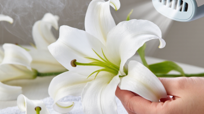 How to Steam Silk Lilies to Remove Shipping Creases?