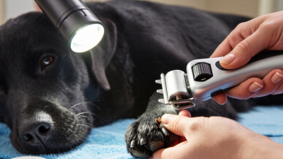 Como cortar unhas de cachorro preto sem sangrar?