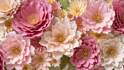 How to Create a 3D Paper Flower Wall Art Backdrop?