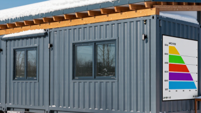 ¿Cómo resisten la nieve las casas contenedores desmontables?