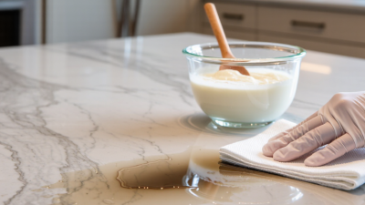 How to Remove Oil Stains from a Marble Kitchen Island?