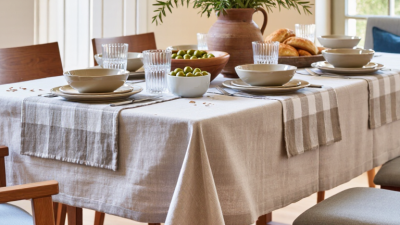 What Are the Top Dining Room Tablecloth Trends?