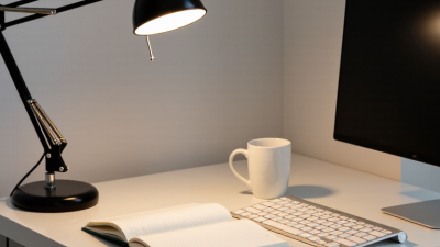 How to Style an Adjustable Swing Arm Lamp in a Small Office?