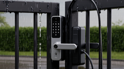 Can You Use a Smart Lock on a Gate in the Rain?