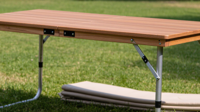 7 Tips for Maintaining Wooden Folding Tables Outdoors?
