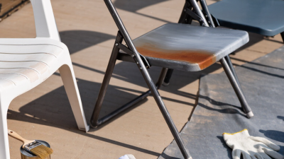 How to Paint Plastic and Metal Folding Chairs?