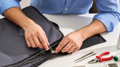 ¿Cómo reparar una cremallera rota en una bolsa de viaje?