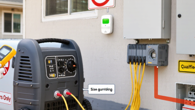 ¿Cómo conectar un generador portátil al subpanel de forma segura?