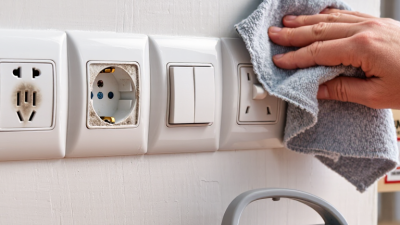 7 dicas para limpar tomadas e interruptores empoeirados?