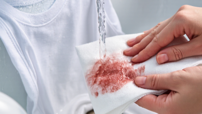 How to Remove Blood Stains from Light Colored Cotton?