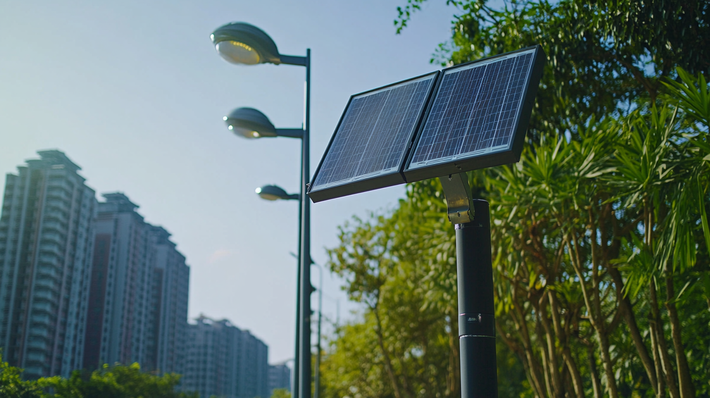 Innovative Solar Street Lights for Sustainable Urban Development