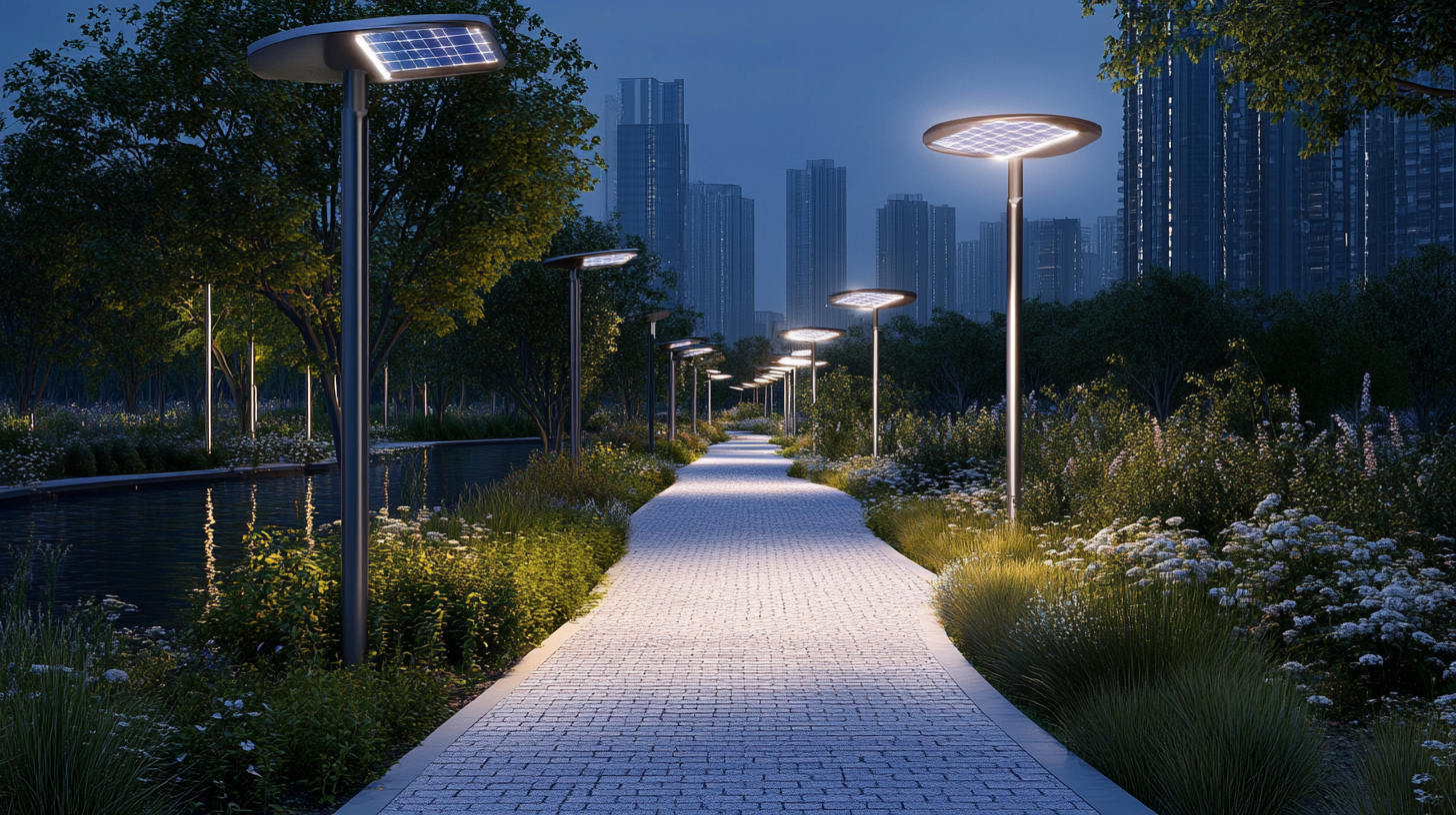 Innovative Solar Street Lights for Sustainable Urban Development