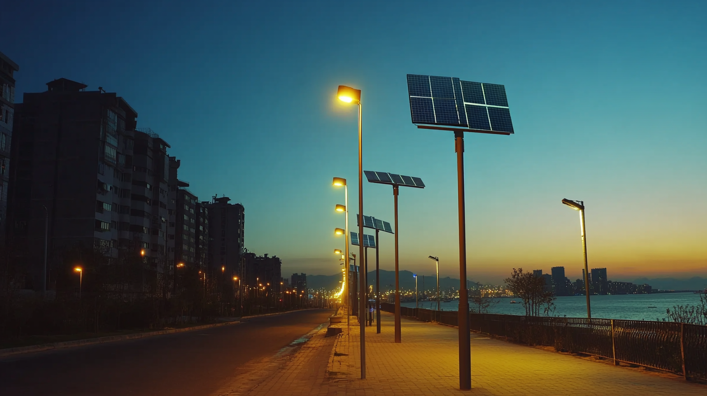 Innovative Solar Street Lights for Sustainable Urban Development