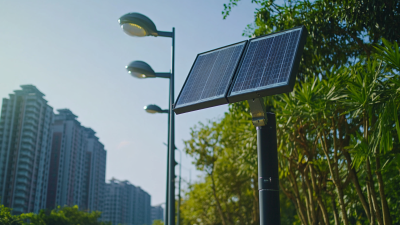 Innovative Solar Street Lights for Sustainable Urban Development