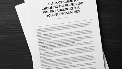 Ultimate Guide to Choosing the Perfect Anal Plug for Your Business Needs