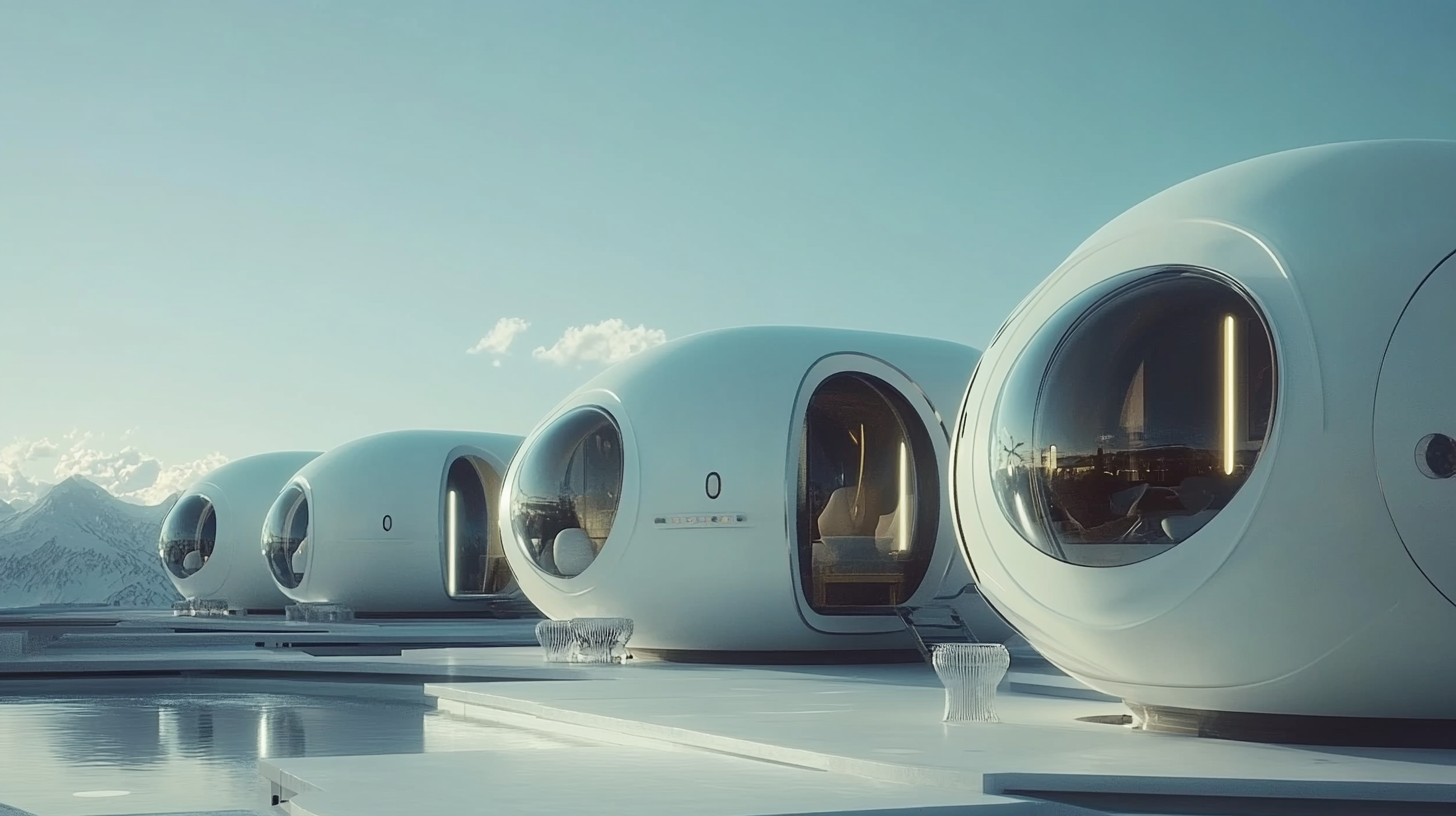 Explore the Future of Living with Innovative Modular Space Capsule Homes