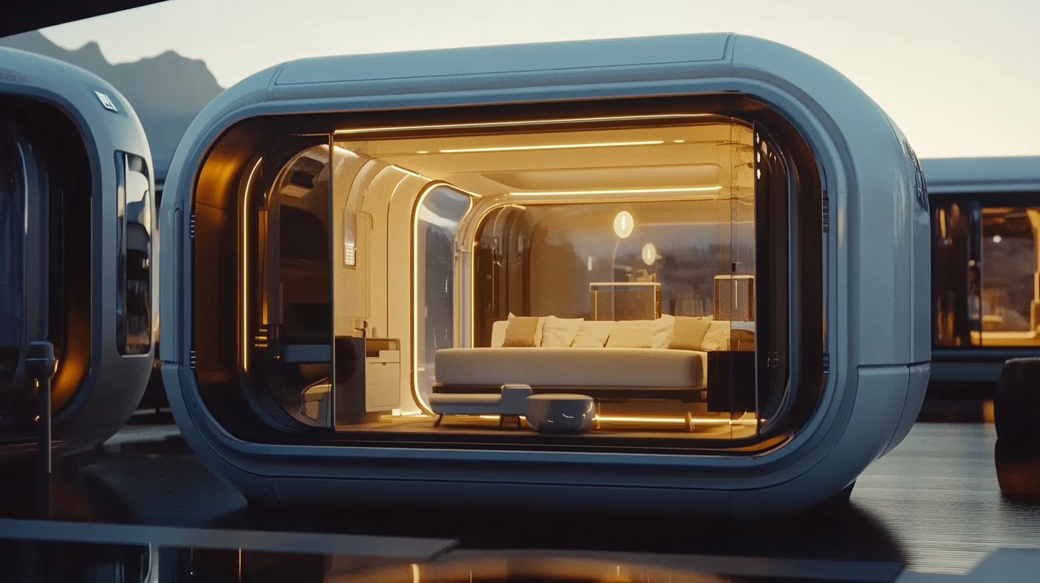 Explore the Future of Living with Innovative Modular Space Capsule Homes