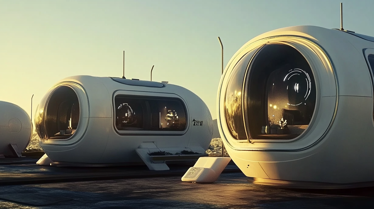 Explore the Future of Living with Innovative Modular Space Capsule Homes