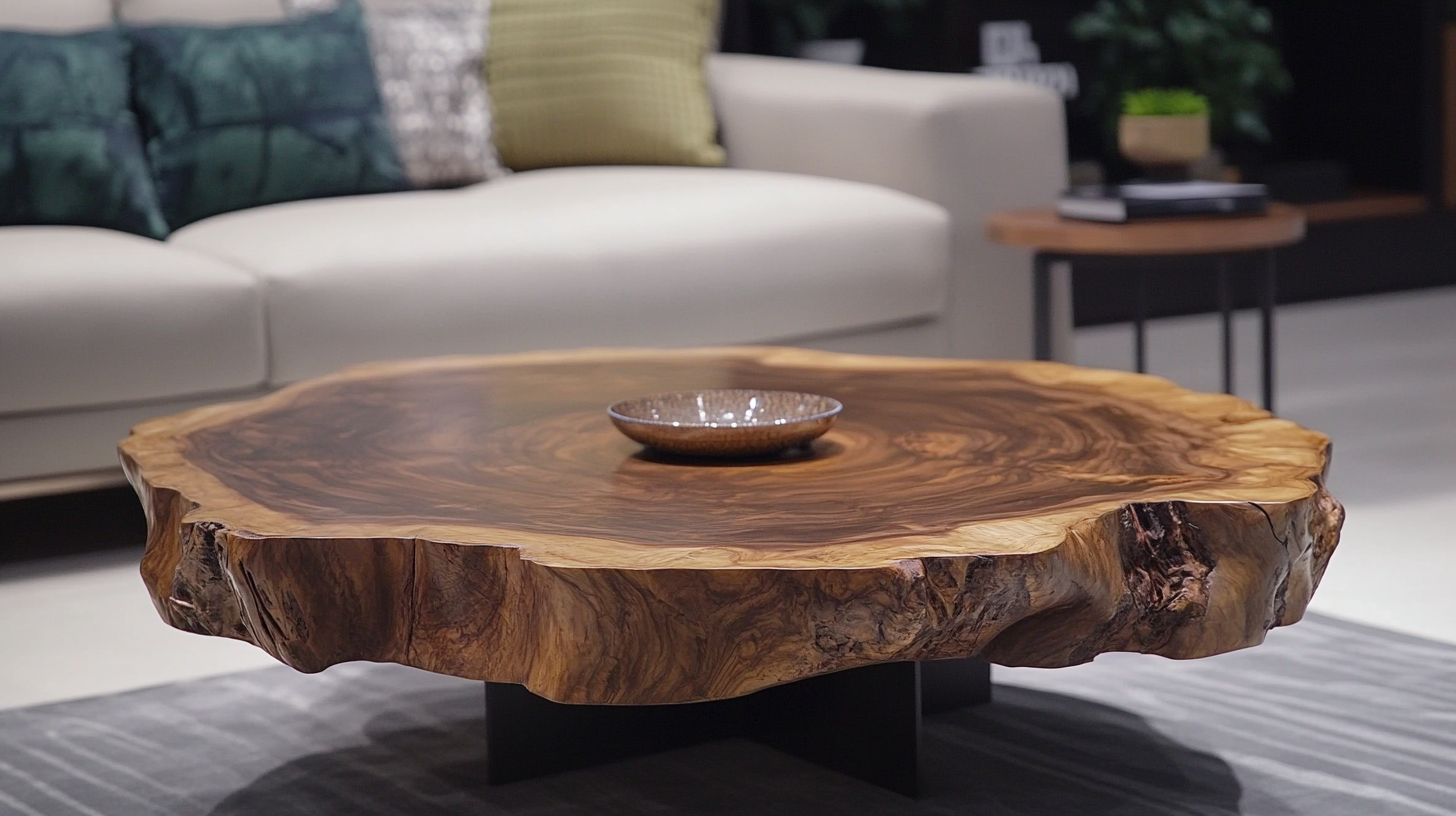 Global Buyers Discover Unique Wood Coffee Table Designs at the 137th Canton Fair in Guangzhou