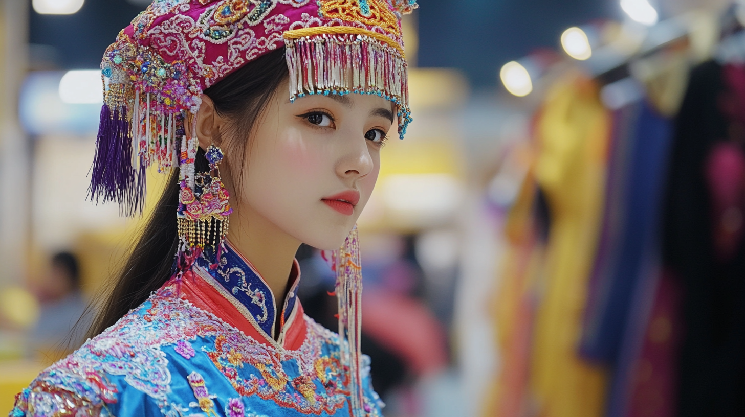 Showcasing the Beauty of Chin Traditional Dress at the 137th Canton Fair for Global Buyers
