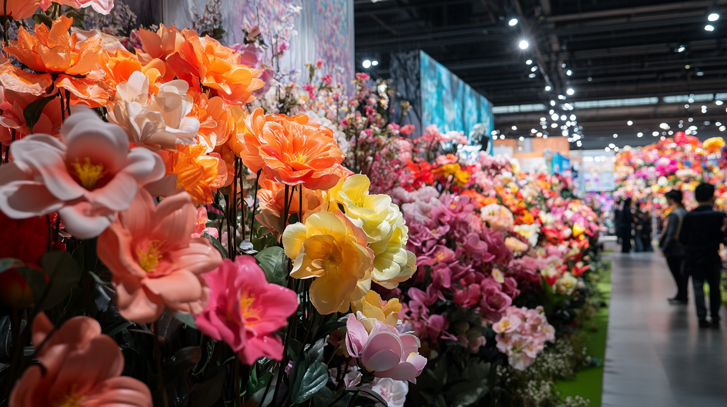 Exploring the Growth of Fake Flowers in Bulk at the 137th Canton Fair 2025