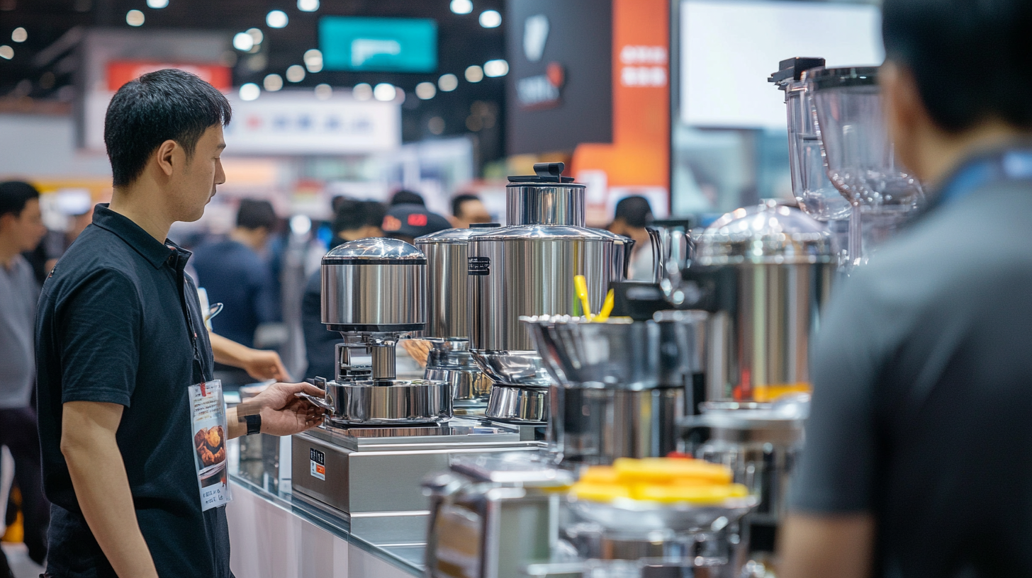 Blender Mixer Machine Showcase at the Record Breaking 2025 Canton Fair in Guangzhou