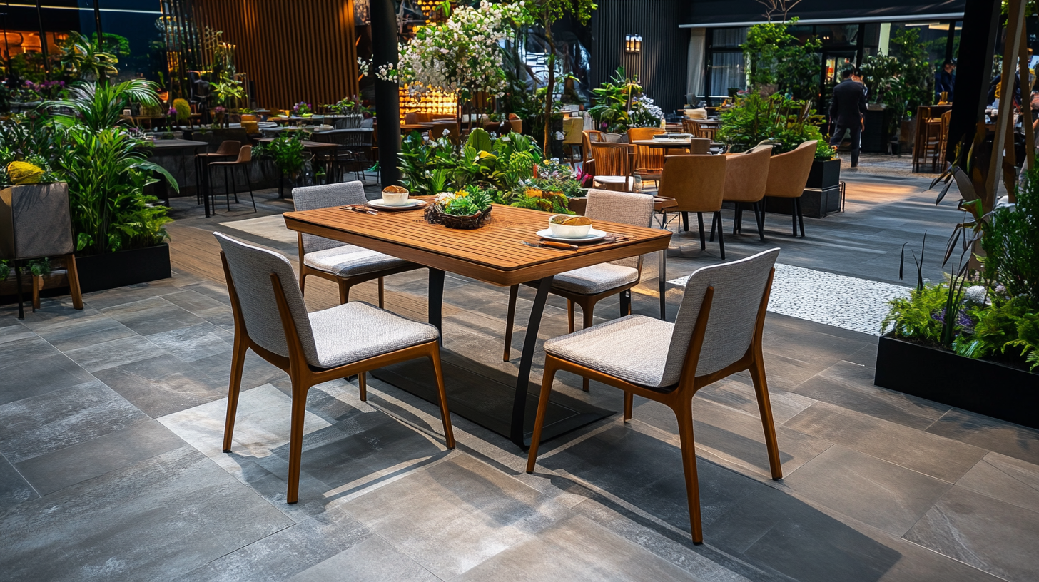 Discover the Future of Outdoor Table Trends at the 137th Canton Fair Success