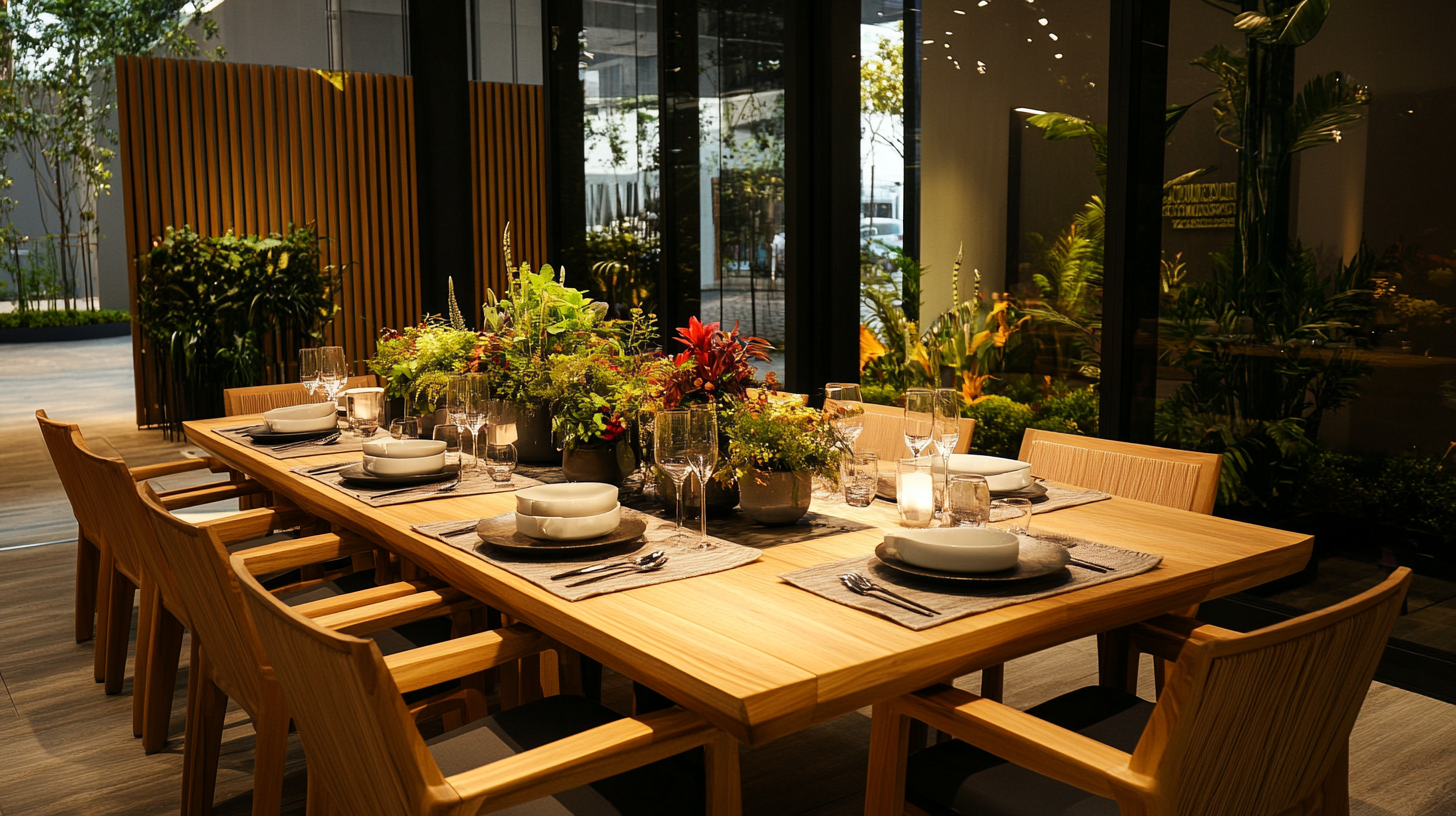 Discover the Future of Outdoor Table Trends at the 137th Canton Fair Success