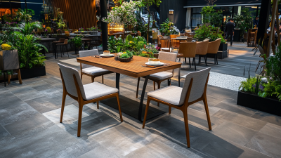 Discover the Future of Outdoor Table Trends at the 137th Canton Fair Success