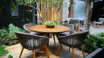Exploring the Success of Garden Table and Chairs at the 137th Canton Fair: A New Era for Outdoor Living
