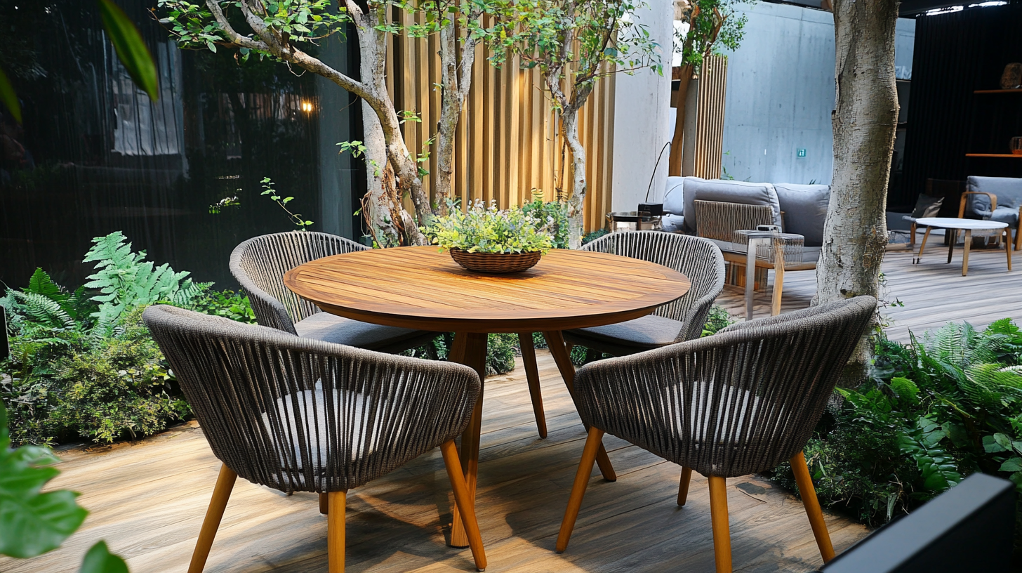 Exploring the Success of Garden Table and Chairs at the 137th Canton Fair: A New Era for Outdoor Living