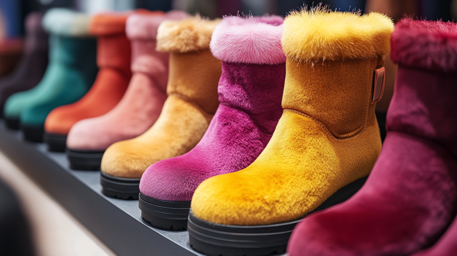 Ladies Fur Boots Shine at 2025 China Import and Export Fair with Record Global Attendance