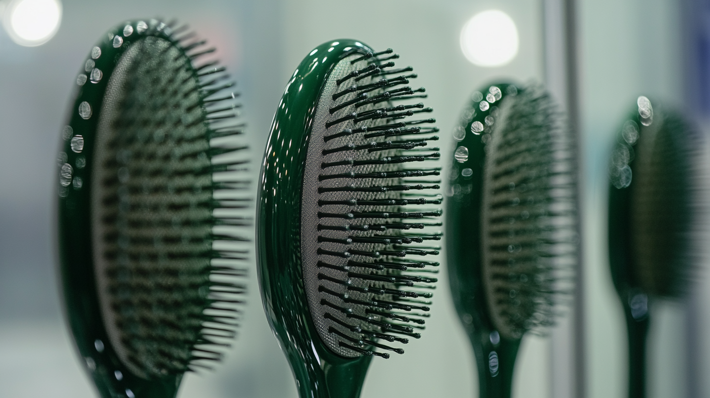 Unleash Global Demand for Customized Electroplate Green Hair Brush With Aluminum Tube at Canton Fair 2025