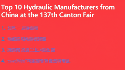 Top 10 Hydraulic Manufacturers from China at the 137th Canton Fair