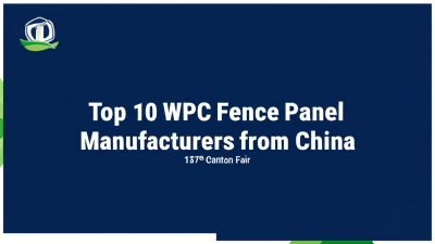 Top 10 WPC Fence Panel Manufacturers from China at the 137th Canton Fair
