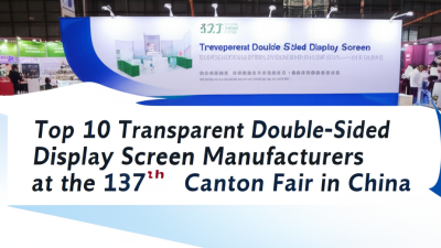 Top 10 Transparent Double-Sided Display Screen Manufacturers at the 137th Canton Fair in China