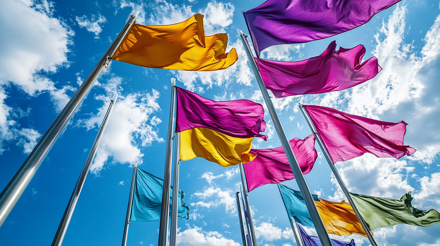 Creative Display Ideas Using the Best Feather Flag Poles for Your Business