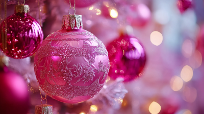 Globally Celebrated: Unveiling China’s Premium Pink Christmas Decorations