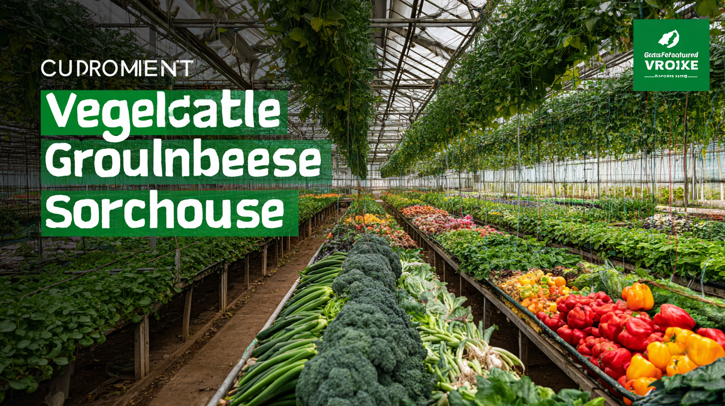 Ultimate Checklist for Sourcing the Best Vegetable Greenhouses: Key Specifications and Market Insights