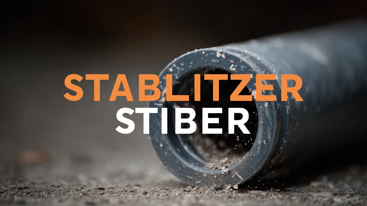Unlocking Durability: The Key Benefits of Using the Best PVC Pipe Stabilizer in Your Projects